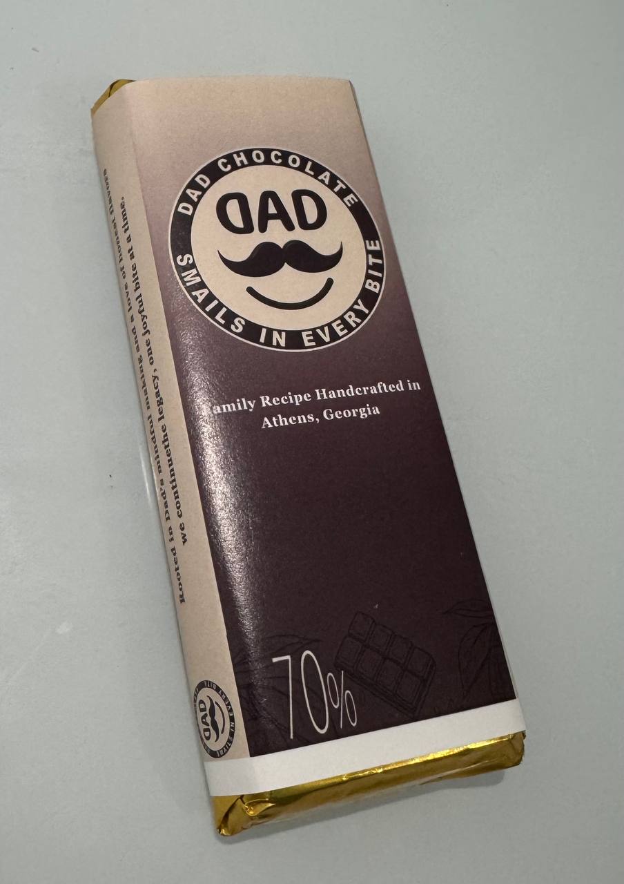 Dad's Dark Chocolate Bar